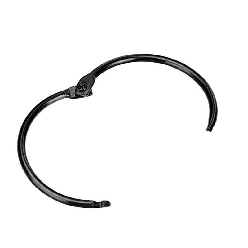 Cykemo 2 Inch Black Loose Leaf Binder Ringsï¼ŒNickel Plated Steel Metal Book Rings,for School, Home, Or Officeï¼ˆ18 Packï¼‰ - Image 2